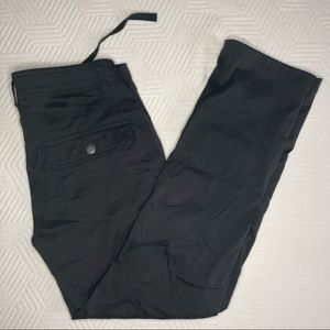 Prana Halle Pants - Black -  6 - Short Inseam